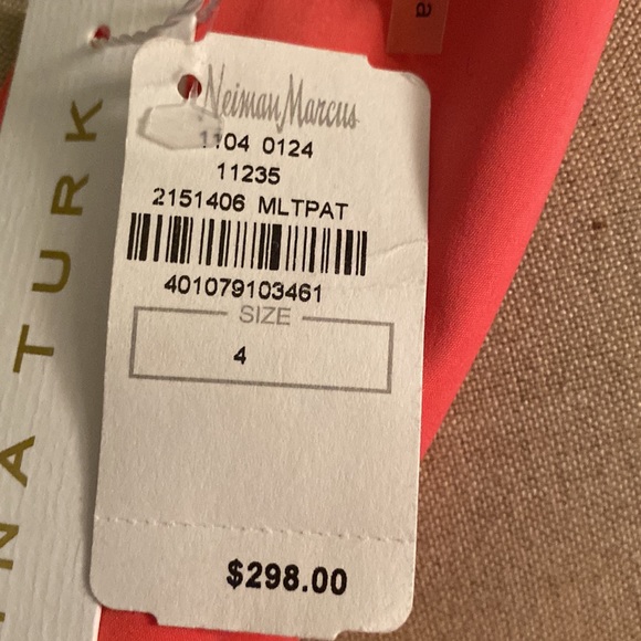 NWT Trina Turk Felisha Coral Lace Draped Halter Mini Dress in Guava - 4 - Picture 12 of 16